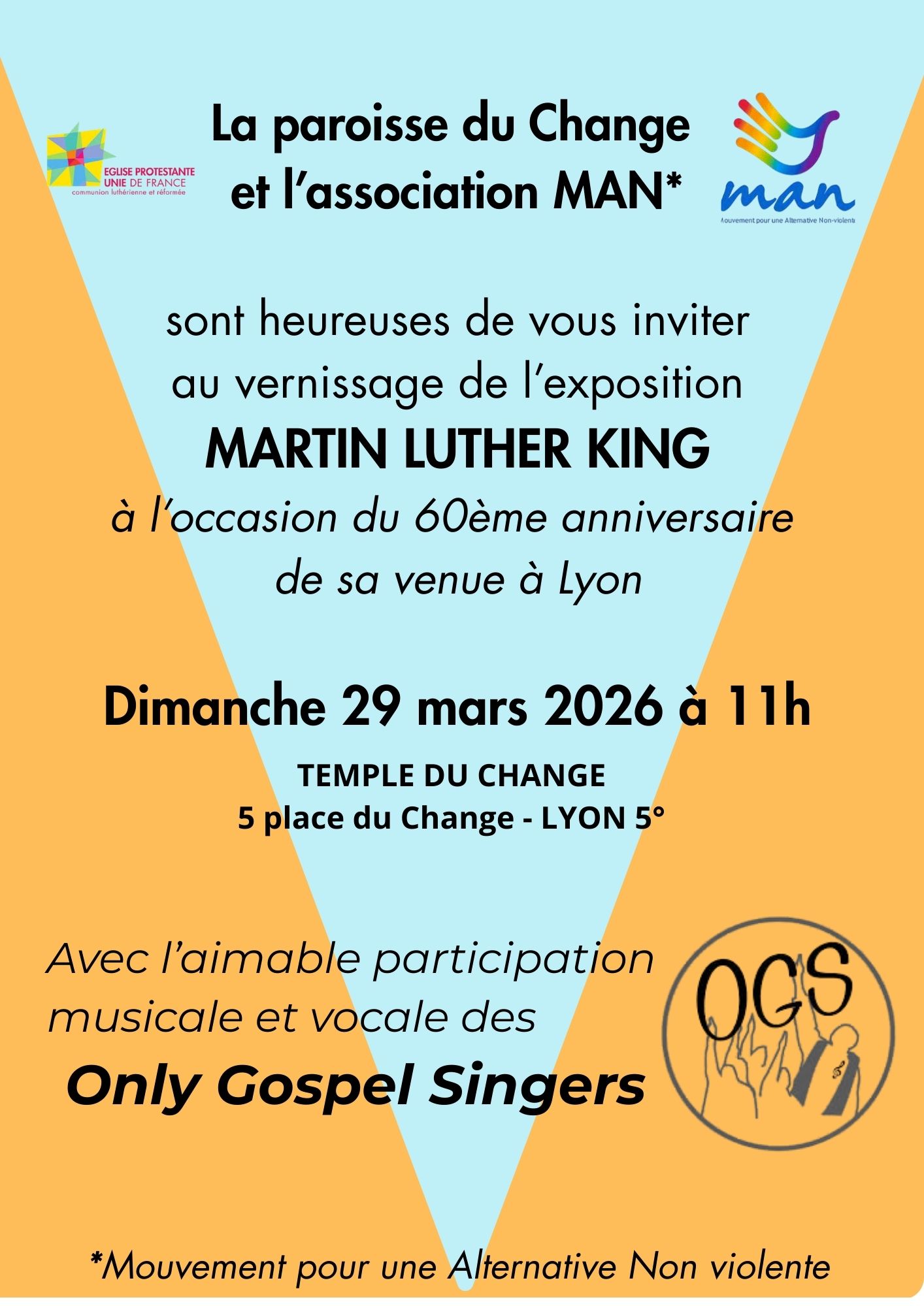 Invitation exposition Martin Luther King